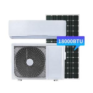 2024 New Solar Powered DEYE Air Conditioner OFF GRID DC 48V split hybrid portable AC/DC Solar Air Conditioner 12000 for home