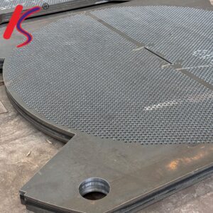 ASME Carbon Steel Baffle Plate Factory Price Customized Perforated Metal Sheet Heat Exchanger Parts Refrigeration Heat Exchange