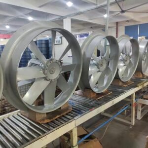 Best Selling 400 500 600 700mm GKW Aluminum Large air Volume High Strength High Temperature Drying Room Circulation Axial Fan