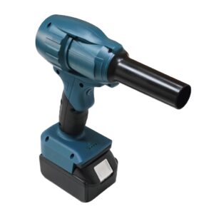 Cordless High Power Blower Jet Fan 100,000RPM for 18-21V Maki-ta Lithium Battery for Car Drying Dust Leaf Blowing Pet Drying