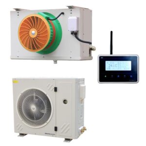 DOLUYO 3HP/4HP Complete Refrigeration System Kit Condensing Unit with Condenser and Evaporator
