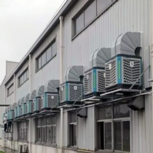 Double Axial Fan Split Unit Portable Evaporative Water Cooler Air Conditioner 20000m3/h