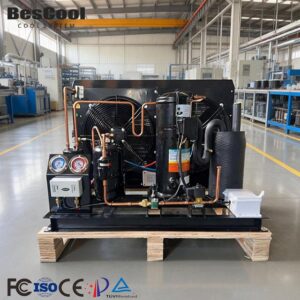 Inverter 2 hp 3 hp Refrigeration Condensing Unit Air Cooled Condensing Unit With Compresor h Type Condensing Unit