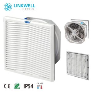 LINKWELL High Strength 25-35m3/h Silent Industrial Air Cooler Fan Water Cooler Plastic Blades Wall Fan Motor Core Components