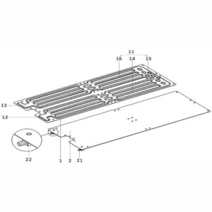 OEM/ODM Customized Aluminum Liquid Cooling Plate New Condition EV Car Battery Heat Exchanger Refrigeration Heat Exchange Parts