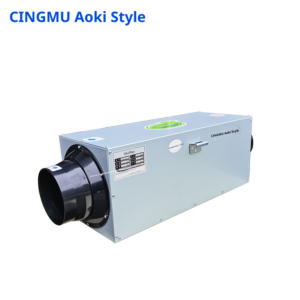 Qingmu Feng New for Blower Ventilation System Metal Galvanized Sheet Static Pressure Silencer Box Centrifugal Fan Silencer Duct