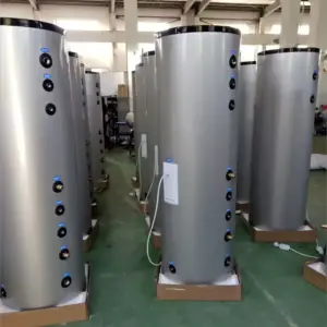 150L 200L 250L 300L 400L 500L Buffer Tank Stainless Steel Tanks With SUS 304 316 Hot Water Tank Gas Air Source Heat Pump