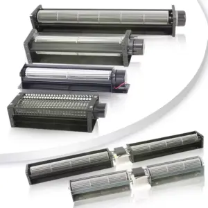 30-65mm Motor AC DC Tangential Fans Large Air Volume Low Noise Cross Flow Fan Cooling Tangenti Fan