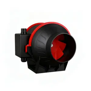 4 in Centrifugal Air Flow Fan With Wind Speed Control Knob and Delay Knob for Automotive Workshops