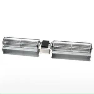 65mm Dual Adjustable-Speed Aluminum Alloy Impeller Tangential Cross-Flow Fan Blower AC Brushless Motor Ball Bearing ODM OEM Air