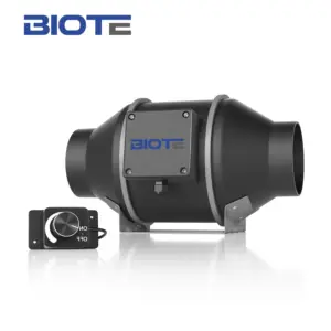 8 Inch Silent Turbo Exhaust Fan Mixed Flow Inline Duct Fans for Building Ventilation with OEM Customization Motor Core Component