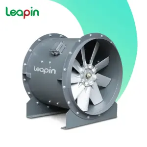 ABF High-Efficiency Adjustable Aluminum Alloy Axial Flow Fire Smoke Exhaust Fan With Direct Transmission IP55 Protection