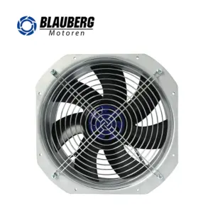 Blauberg AC 230V Brushless EC Axial Fan IP55 Waterproof Ball Bearing Duct Exhaust OEM ODM Electric 2 Years Warranty
