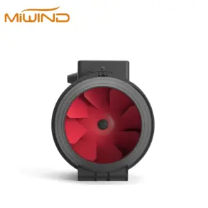 Custom Factory Price plastic Inline Duct Ventilating Fan DC Axial Flow Machine Exhaust Fan