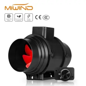 Customizable Plastic Blade Single or Double Speed Centrifugal Duct Fans Factory Customization Available