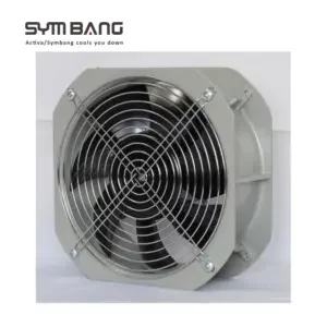 D22580M-PB 225x80mm Industrial Axial Flow Fan with Ball Bearing and Metal Blades for 24/48V Applications OEM
