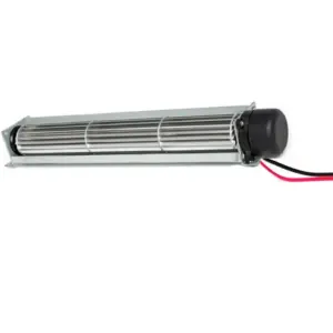DCTangential Fan Blower 25mm 12V Brushless DC Motor Dual Ball Bearing Aluminum Alloy Cross Flow Fan