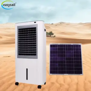 Dc Solar Desert Portable Solar Power Evaporative Air Cooler Power Source Charging Air Cooler