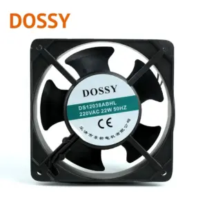 Electric Air Cooling 110V/220V/380V Small Mini 120mm AC Axial Fan Low Noise Ball Bearing Wall Mount