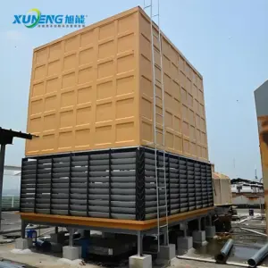 Energy Saving Energy Efficient Cross Flow Fan Industrial FRP Cooling Tower with Evaporative Cooling Technology