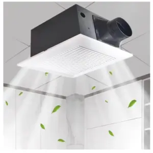 FULUDE Ceiling Exhaust Fan Centrifugal Low Noise Ball Bearing Support OEM 8/10/12 Inch Pure Copper Motor High Efficiency Energy