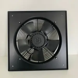 Factory Direct 220v 250mm Axial Flow Fan Low Noise Industrial Ventilation with Square Frame