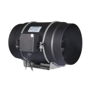 Factory Price WiFi 8 Inch Slient Duct Fan with Smart Temperature and Humidity Controller Exhaust Ventilation Fan for Hydroponics