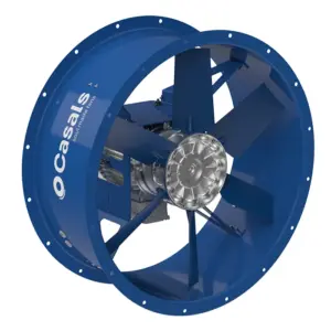 HC 50 T6 (A5:6) Short Case Axial Fan with Polyamide Variable Pitch Impeller Series Flow Rate up to 151,000 M/h