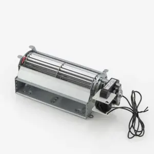 High Quality 115v/230V AC Cross Flow Fan Low Noise Tangential Air Curtain with Aluminum Blades Duct Mounting