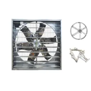 High-Speed Gasoline-Powered Centrifugal Exhaust Fan with Shutter Extractor Axial Flow Cast Iron Blades OEM ODM