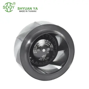 High Volume AC Motor Wall Fan 155x110mm Centrifugal Fan with Dual Ball Bearing Plastic Construction for Home Use