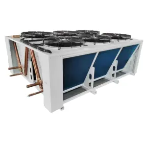 Horizontal Dry Cooler for Rooftop Installation | Compact Coil with Low Noise EC Fans