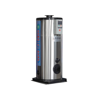 Industrial Automatic Hot Water Boiler Low Natural Gas LPG Diesel Oil Dual Fuel Fired Vertical Fire Tube Design Direct Factory