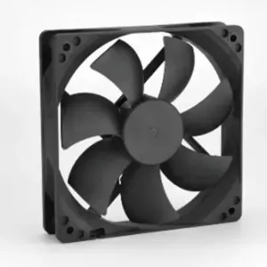 Industrial Axial Fan 120x120x25mm 12V/24V DC, IP55, High Airflow 80CFM, for HVAC/CNC/Server Cabinet Cooling, Low Noise 25dB