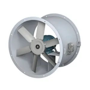 Industrial Axial Fan Electric OEM/ODM 8000 CFM Cast Iron Blades Ball Bearing 220V/380V for Warehouse Ventilation 5 Year Warranty