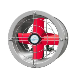 Industrial Electric Exhaust Fan Blower Commercial Kitchen Smoke Ventilation High-speed Cylindrical Axial Flow Energy Efficient