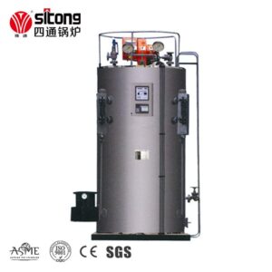 Industrial Low Pressure Water Tube Vertical Steam Boiler 0.4/0.7Mpa 100-4000kg/h High Capacity for Laundry