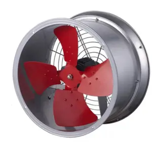 LONGWELL 10''-24'' SF Axial Flow Fans High Speed Extractor Smoke Silent Duct Ventilation Industrial Fan for Warehouse Marine