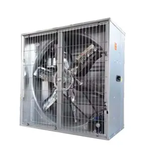Livestock Barn Ventilation 1380 Stainless Steel Wall-Mounted Axial Flow Fan 380V/220V Electric Power 1250mm Blade Diameter
