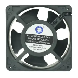 MEIXING GX12038 110-230V EC 2400RPM 6W 4 Inch 120x120x38mm Fan Automatic Double Ball High Speed Longer Life Axial Cooling Fan