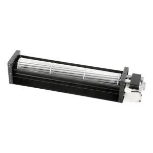 PRSK AC 230V 120V 40*290mm Cross Flow Fan, Aluminum Alloy Blade Silent Fan Heater Blower for Electric Fireplace