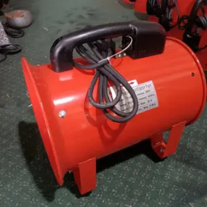 Portable Electric Axial Ventilation Fan 18'' 450mm 1450rpm Duct Blower Energy Mining ODM Customizable Aluminium Alloy Blades