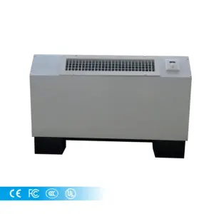 Slim Fan Coil Units for Residential HAVC System Low Noise Inverter Chiller Floor Standing FCU