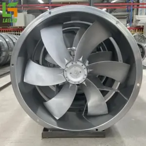 Stainless Steel / Aluminum Blades High Temperature Axial Fan