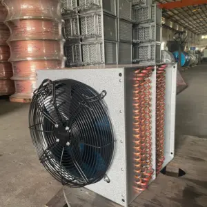 UAE 15kw Small Dry Cooler Solar Energy Panel Cooling Aluminum Fins Radiator with Copper Tube Air Use Heat Exchanger 15kw Fan