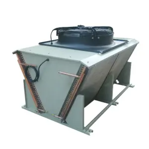 V Type Plate Shape 500Kw Dry Cooler for High Temperature Medium for HVAC System