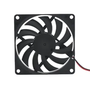 WELLSUNFAN High Speed DC 8010 80mm 12 Volt Cooling Axial Fan with High Air Flow and Low Noise