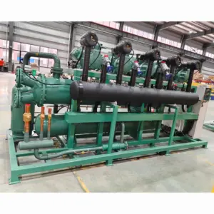 XMK Big Cold Room Project Condensing Screw Parallel Compressor Unit