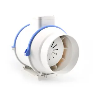 100mm 120mm 150mm 200mm Axial Flow Duct Inline Ventilation Fan