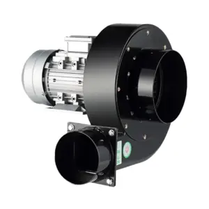 120W Flange Bracket 220V Silent Radial Fan DF Centrifugal Blower Kitchen Smoking Ventilation Industrial Dust Removal